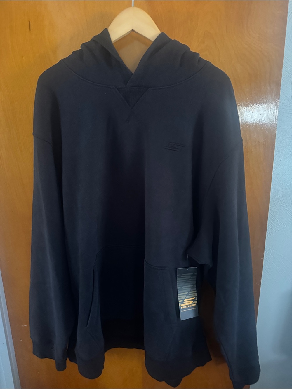 Skechers Hoodie Mens 3X Black French Terry 3XL